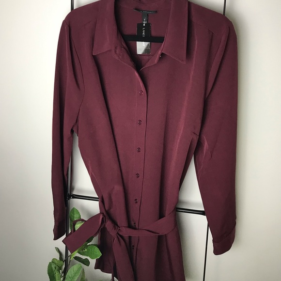 Lane Bryant Belted Tunic Button Down NWT 14 - Picture 3 of 7